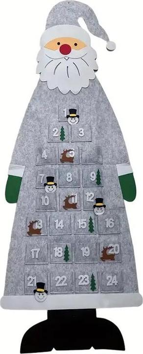 Produktbild Cbx Weihnachtsmann Adventskalender aus Filz