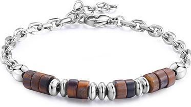 Actual product image Sagapo S'Agapo Riot Srt32 Tiger's Eye Steel Bracelet For Men