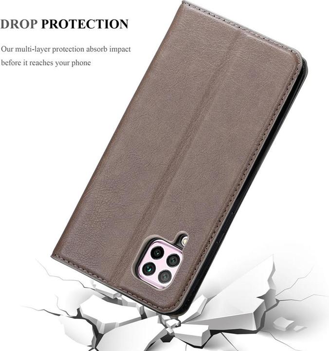 Actual product image Cadorabo Book Invisible Magnet Cover (Huawei Nova 7i, Huawei P40 Lite)