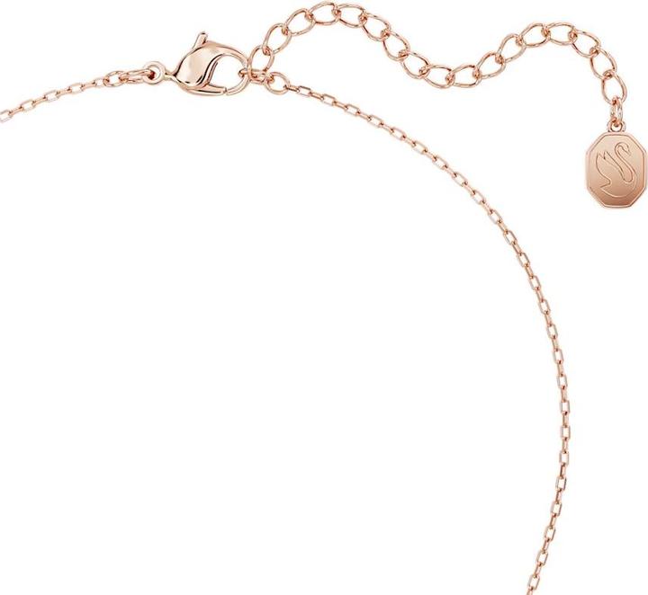 Produktbild Swarovski Nice Halskette Feder Weiss Roségold (Swarovski Metall, 38 - 43 cm)