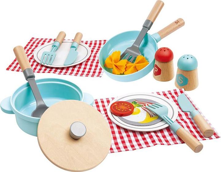 Actual product image Hape Little Chef Cook & Serving Set