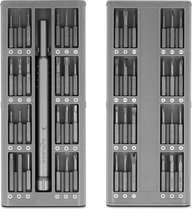 Image du produit Delock Jeu d'outils Tournevis de précision 49 pièces