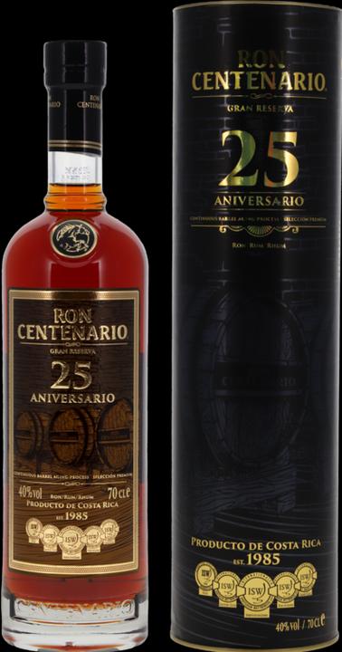 Image du produit Ron Centenario Rhum Premium Gran Reserva 25 ans d'âge (1 x 70 cl)