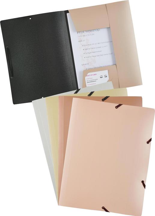 Actual product image Kolma Bliss A4 opaque gold elasticated folder (A4, 1 x)