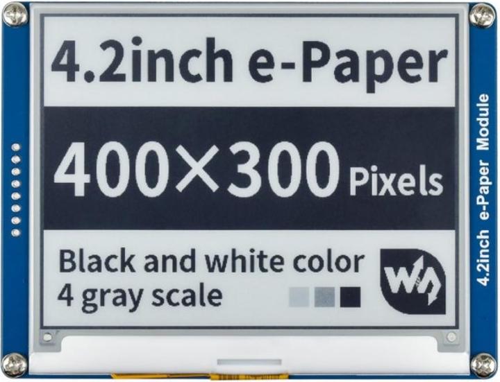 Actual product image WaveShare DEBO EPA 4.2 - Developer Boards - Display ePaper 4.2"" black/white