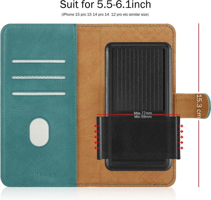 Immagine prodotto Cadorabo Custodia per Asus ZenFone LIVE / 3 GO Book Cover (Asus Zenfone 3 Go, Asus Zenfone Live)