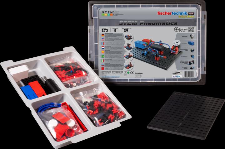 Immagine prodotto Fischertechnik STEM Pneumatica MINT Kit da costruire Pneumatica 2-4