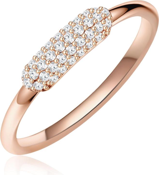 Immagine prodotto Glanzstücke München Donna Argento Sterling Cubic Zirconia Oro Rosa - 31502 (60, 925 Argento)