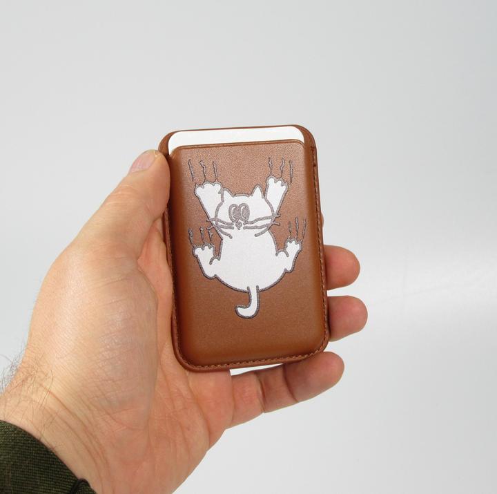 Immagine prodotto PhoneLook Portacarte magnetico di qualità superiore con forte adesione Compatibile con il design Apple