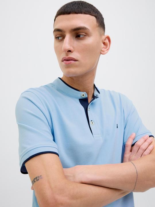 Actual product image Jack & Jones Jjepaulos Mao Polo Ss Noos (XS)