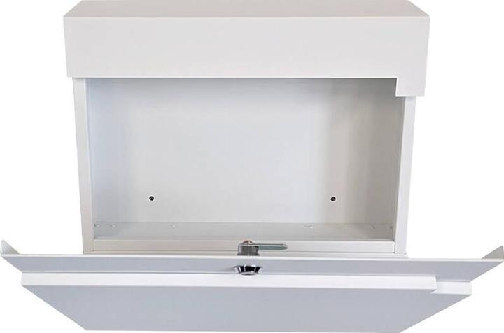 Productafbeelding SafePost 810 Design brievenbus wit RAL9003 mat