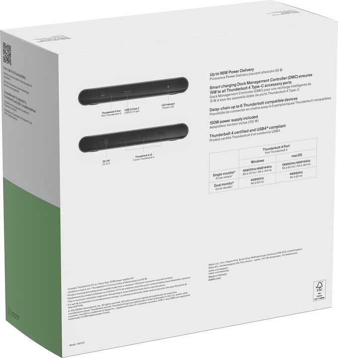 Actual product image Belkin 5-in-1 Core Hub (Thunderbolt, 5 Ports)