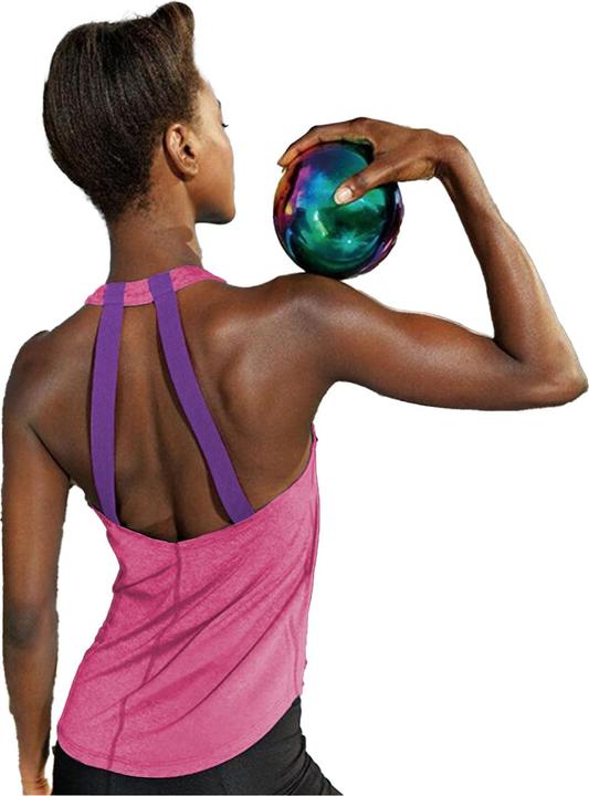 Actual product image Tri Dri top with double straps at the back sleeveless (L)