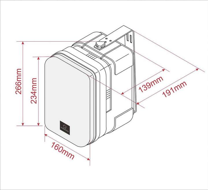 Actual product image Renkforce outside speakers