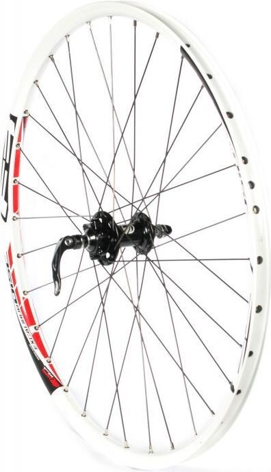 Rodi 26" free ride ertro Vorderrad 28x559 disc weiss (Vorderrad, 26")