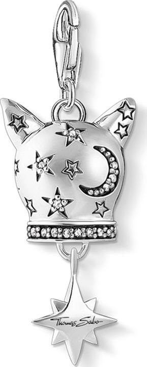 Thomas Sabo Charm-Anhänger (Geschwärzt, Kaltemail, 925er Silber)