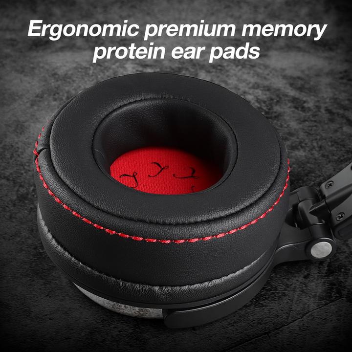 Actual product image OneOdio Pro-60 DJ Over Ear Headphones Wired Stereo Black High-Resolution Audio Foldable, Sc (ANC, Cable)