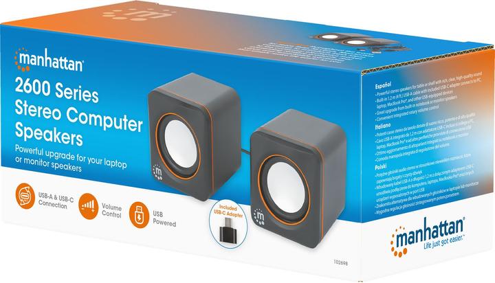 Image du produit Manhattan Haut-parleurs pour PC et ordinateur portable - 2600 Series