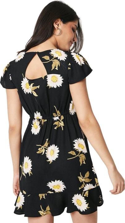 Actual product image Dorothy Perkins Womens/Ladies Daisy Tiered Hem Flutter Mini Dress (38 D)