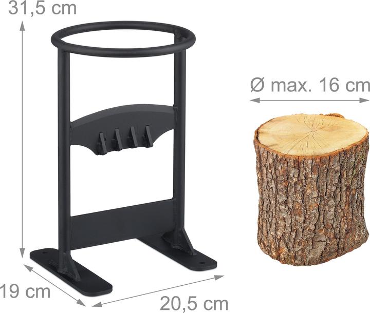 Actual product image Relaxdays Log splitter