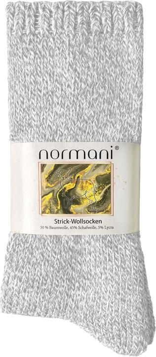 Immagine prodotto Normani 2 Strickwollsocken aus Baum- und Schafwolle (Confezione da 2, 39 - 42)