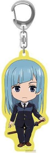 Actual product image Good Smile Company Jujutsu Kaisen Nendoroid Plus Acrylic Keyring Kasumi Miwa 6 cm