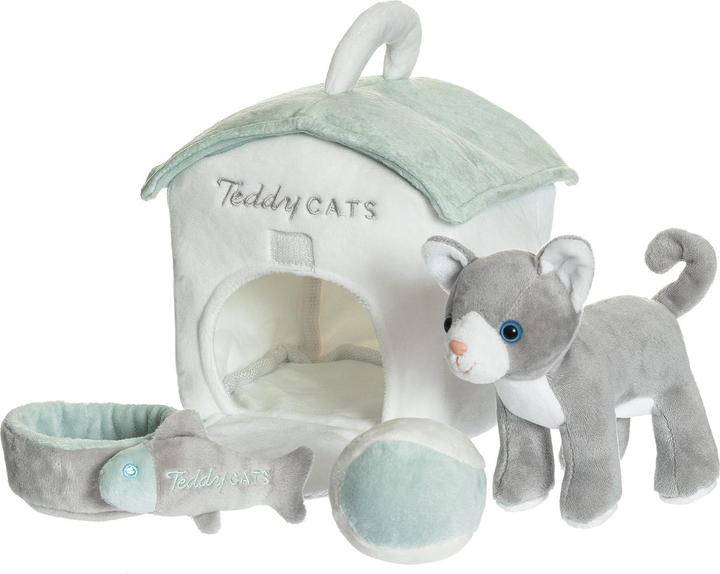 Produktbild Teddykompaniet Teddy Spielset Katzenhaus