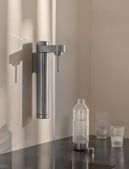 Produktbild Stelton Brus Wassersprudler Wandhalterung Edelstahl