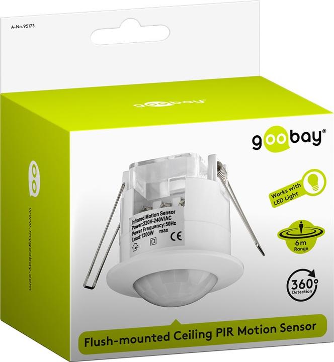 Actual product image Goobay PIR motion sensor 95173 (6 m)