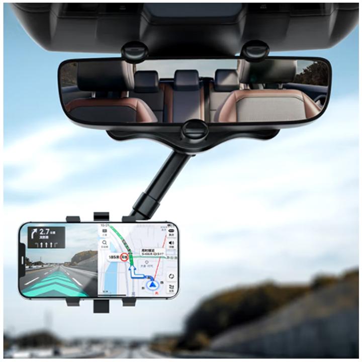 Actual product image xO car holder C115 black for rearview mirror