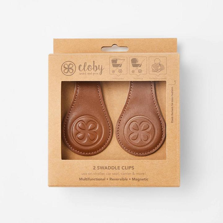 Image du produit Cloby Clips magnétiques en cuir par set (1 x)