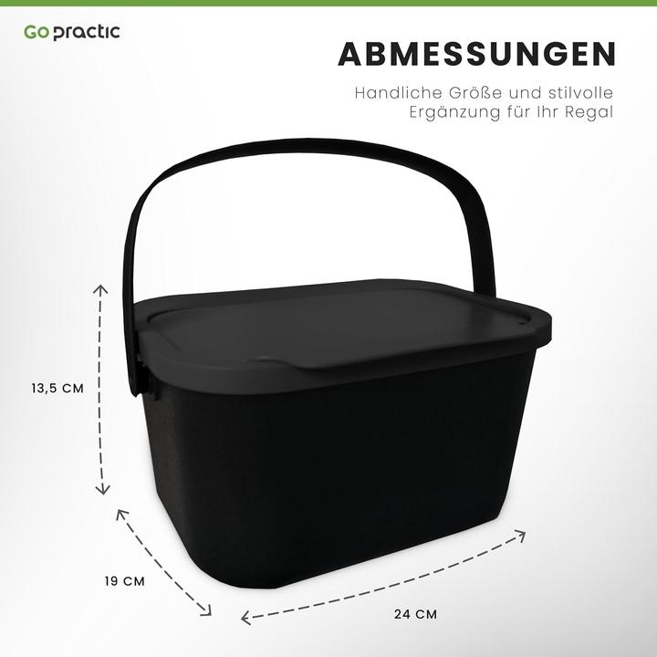 Actual product image Go Practic Organic waste bin (4.50 l)