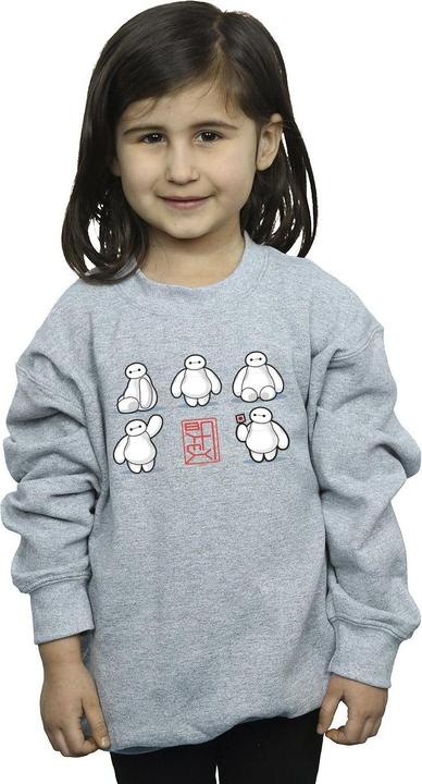 Immagine prodotto Disney Big Hero 6 Baymax Many Poses Felpa Ragazze (140, 146)