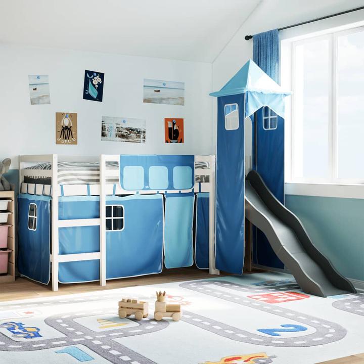 Actual product image VidaXL Children's loft bed with tower (80 x 200 cm)