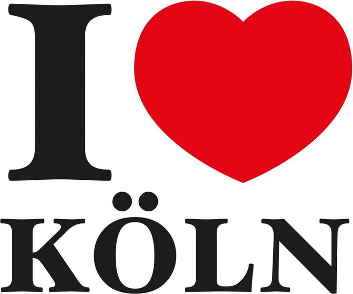 Image du produit Trenddeko I love Cologne (40 x 34 cm)