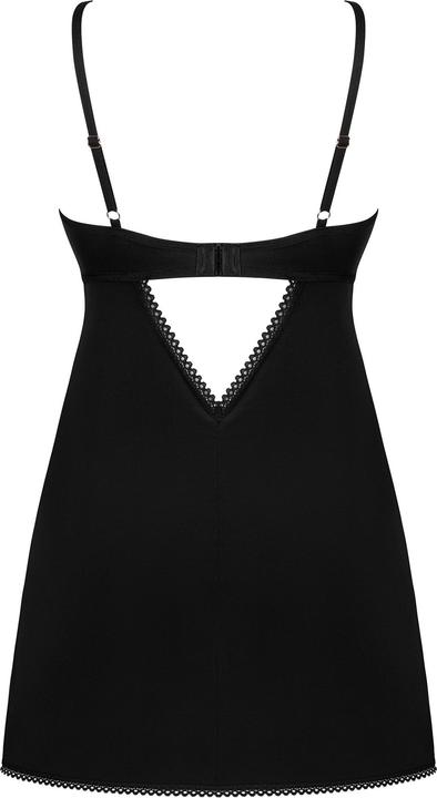 Produktbild Obsessive Rosenty Babydoll & String Schwarz/Lila (XS, S)