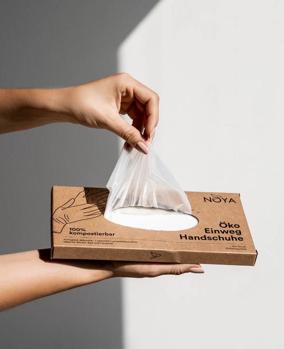 Produktbild Noya Kompostierbare Einweghandschuhe, 100er Set (One Size)