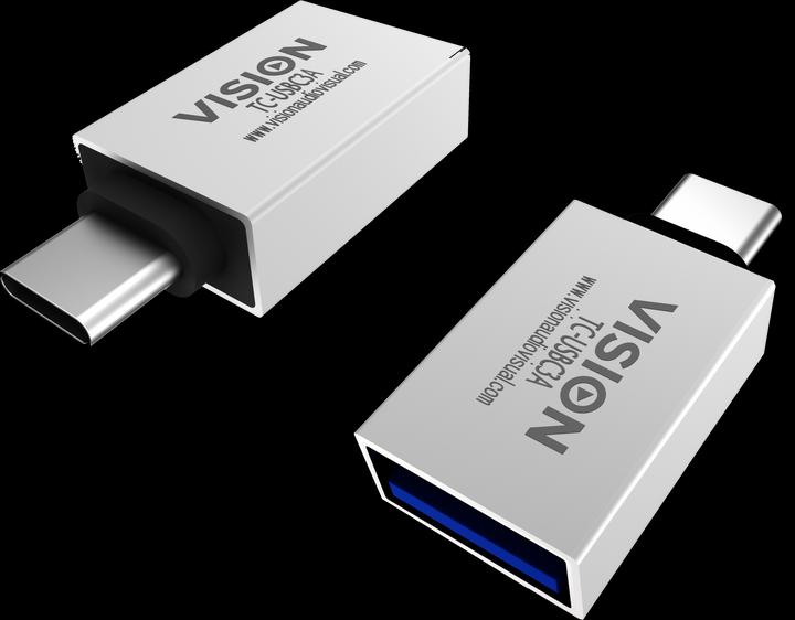 Actual product image Vision USB Adapter USB-C (M) to USB Type A (W) (USB-C, 1 Ports)