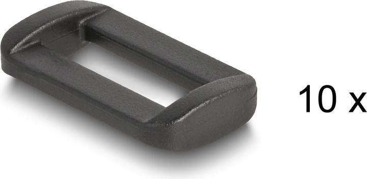 Produktbild Delock Klettband auf Rolle mit Schlaufe L 3 m x B 20 mm schwarz (20 mm)