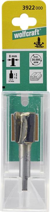 Produktbild wolfcraft wolfcraft 1 Nutfräser HM S=8mm ø14x20mm