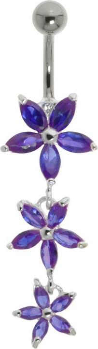 Produktbild Bijouteria Bauchpiercing (Edelstahl, Silber 925, Kristall)