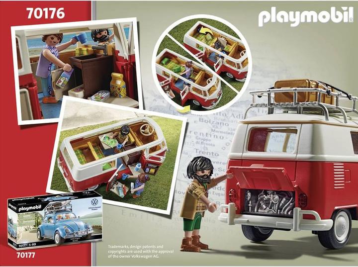 Actual product image Playmobil Volkswagen T1 Camping Bus (70176, Playmobil Volkswagen)