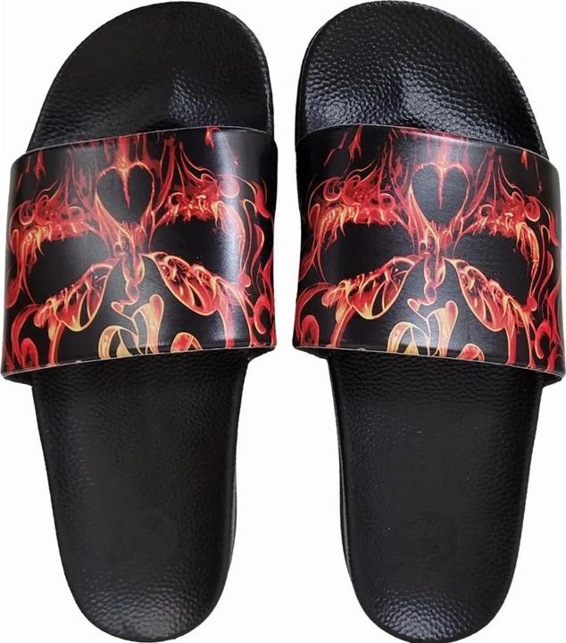 Actual product image Spiral Mens Skull Blast Sliders (37)
