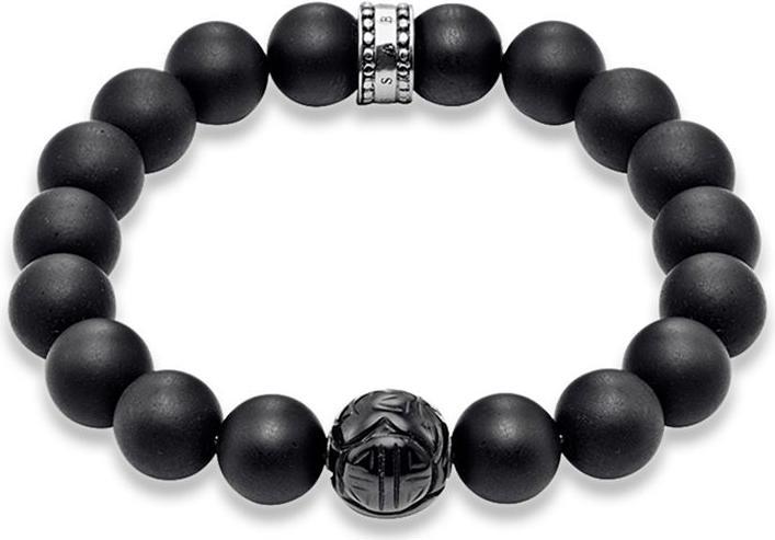 Immagine prodotto Thomas Sabo Bracciale Ossidiana (21 cm, Argento)