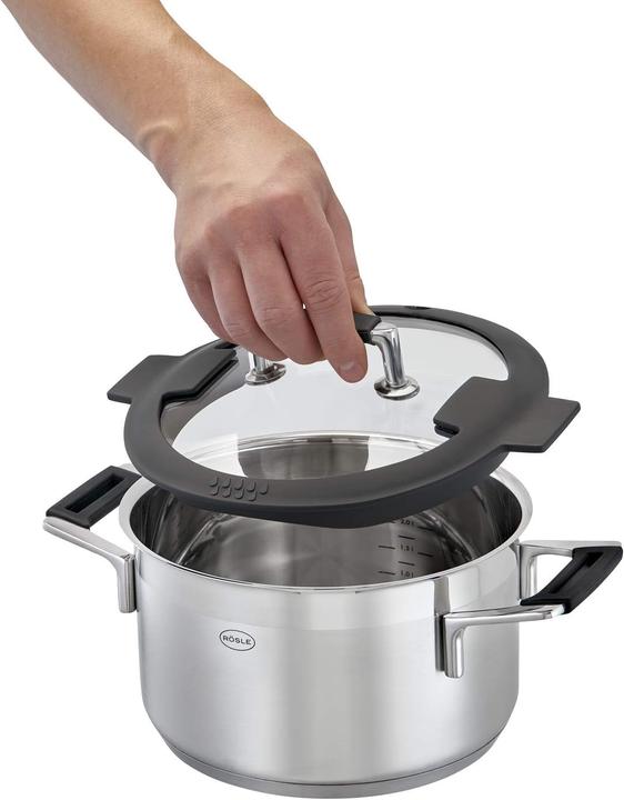 Immagine prodotto Rösle Set di pentole Röse Silence PRO 4 pezzi. (24 cm, Set di pentole e padelle da cucina, Acciaio inossidabile)