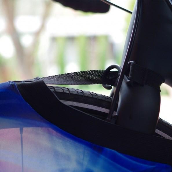 Actual product image Flexyjoy Flexible bike cover with storage case rainbow FJB737 (Additional padding)