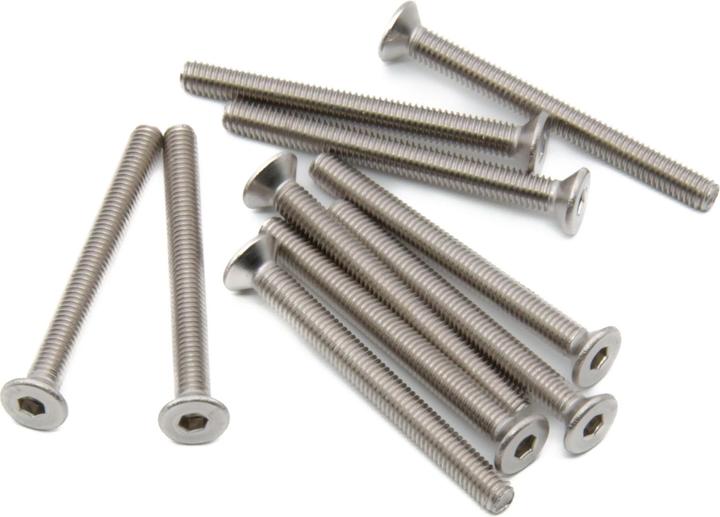 Produktbild Purecrea 10 Stück M3x30mm Senkkopfschrauben Set rostfrei