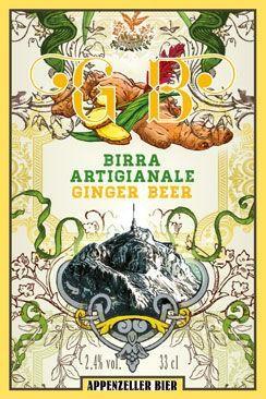 Actual product image Appenzeller Bier Ginger Beer 6 x 0.33 l (6 x 33 cl)