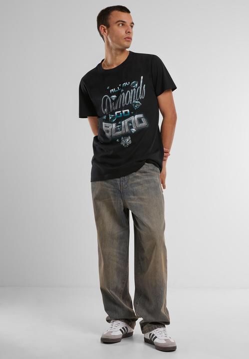 Actual product image Mister Tee Diamonds Go Bling Tee - 89291 (L)