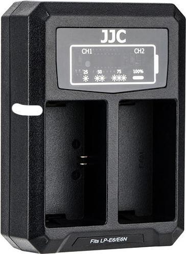 Produktbild JJC Duales USB-Ladegerät für Canon LP-E6N